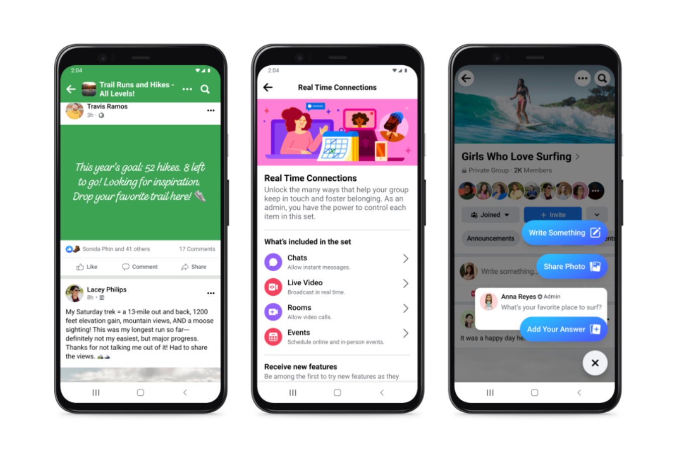 Facebook Groups community interface