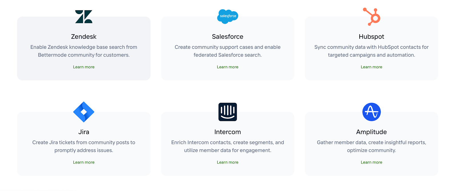 Bettermode apps integrations