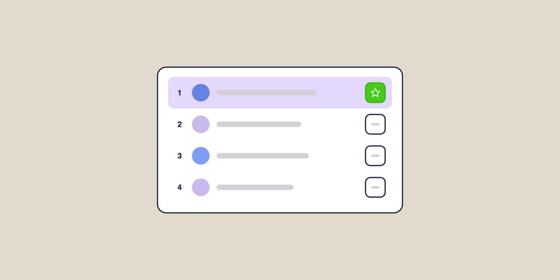 Illustration of a member leaderboard, for the post: How to build a brand ambassador program (steps and examples)