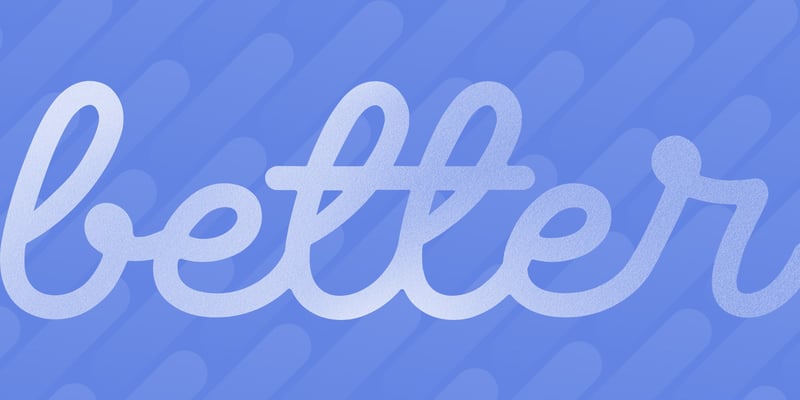 The Bettermode script better on a blue ground
