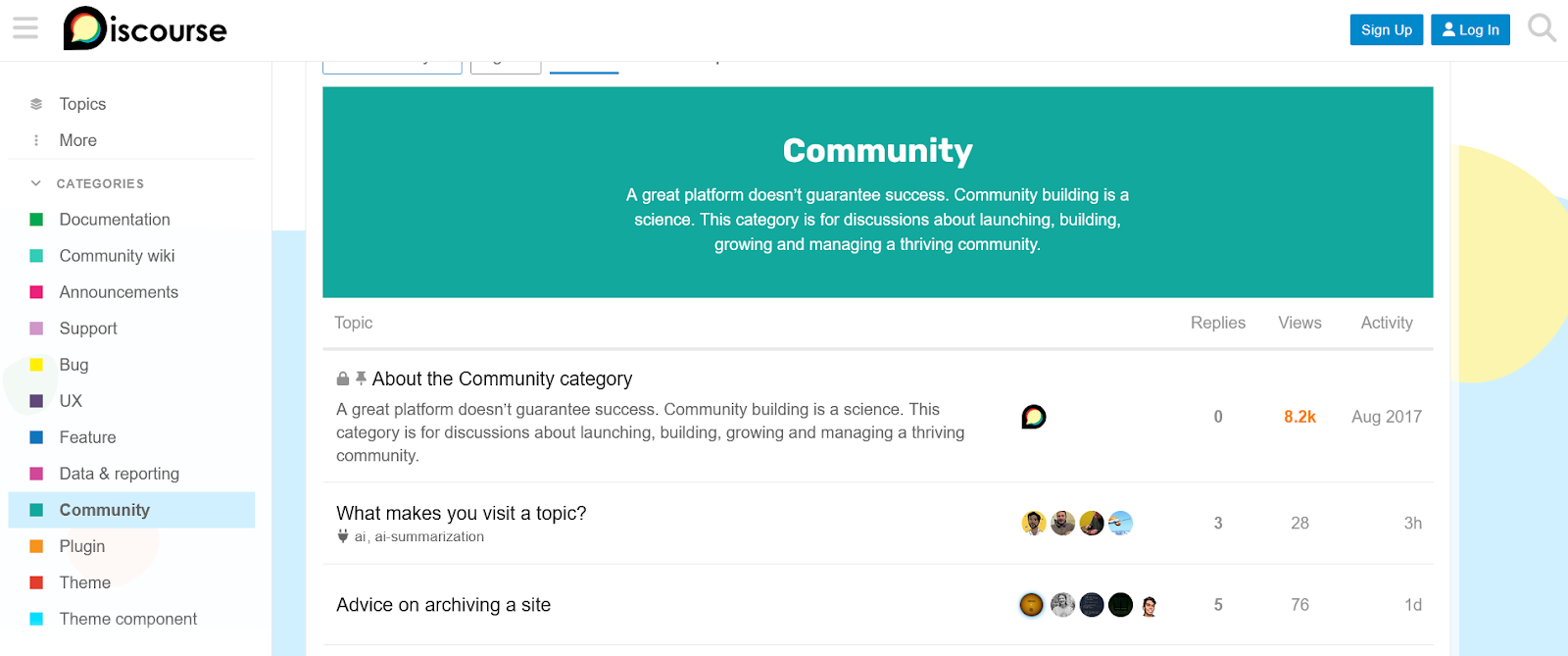 Discourse-best for real time conversations