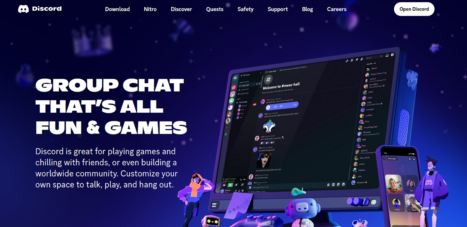Discord-made for gamers