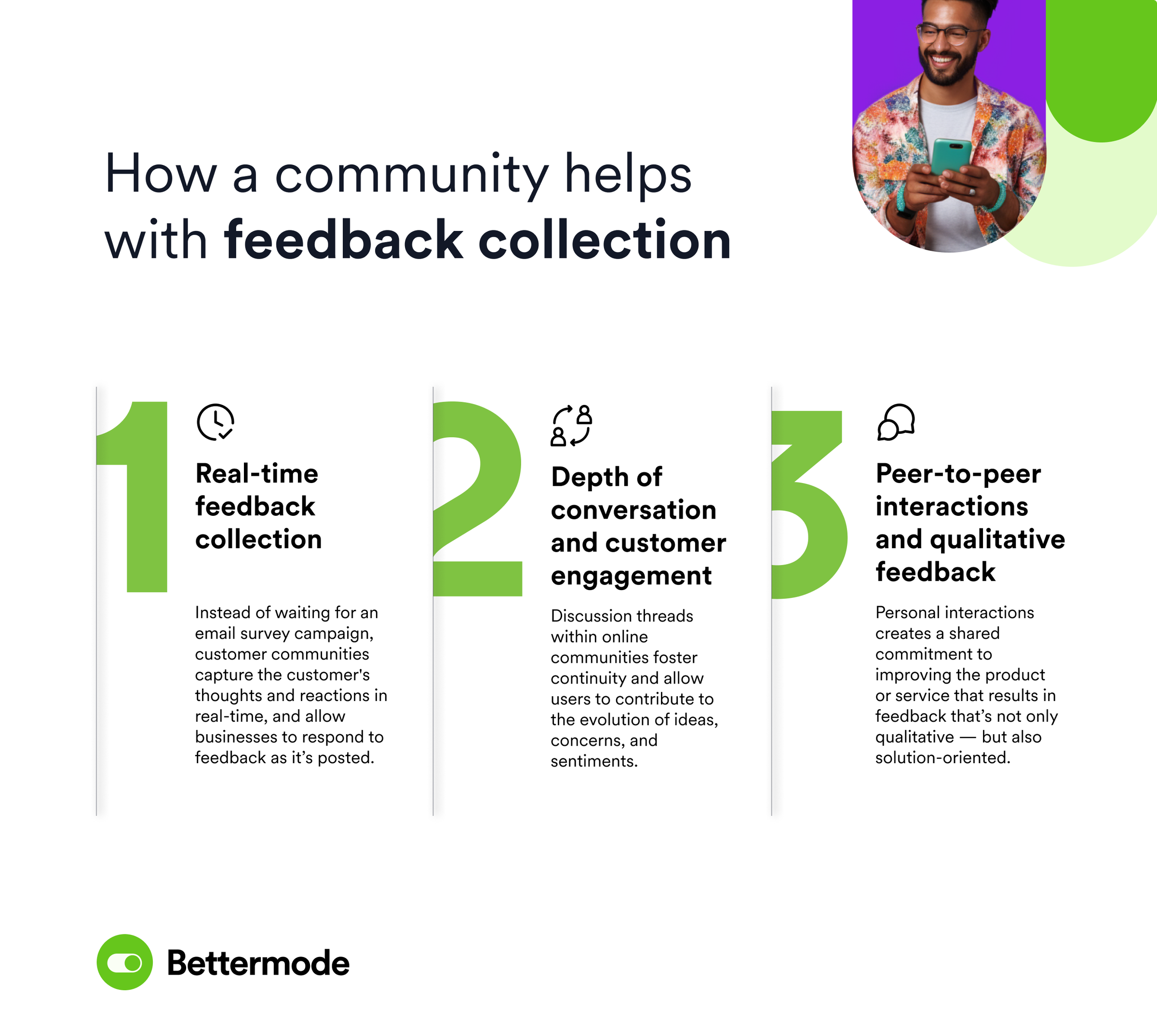 3 benefits of collecting feedback in a customer community
