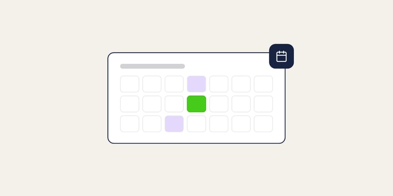 Illustration of an events calendar, for the post: Community Platforms for Online Events: Engaging Audiences Before, During, and After