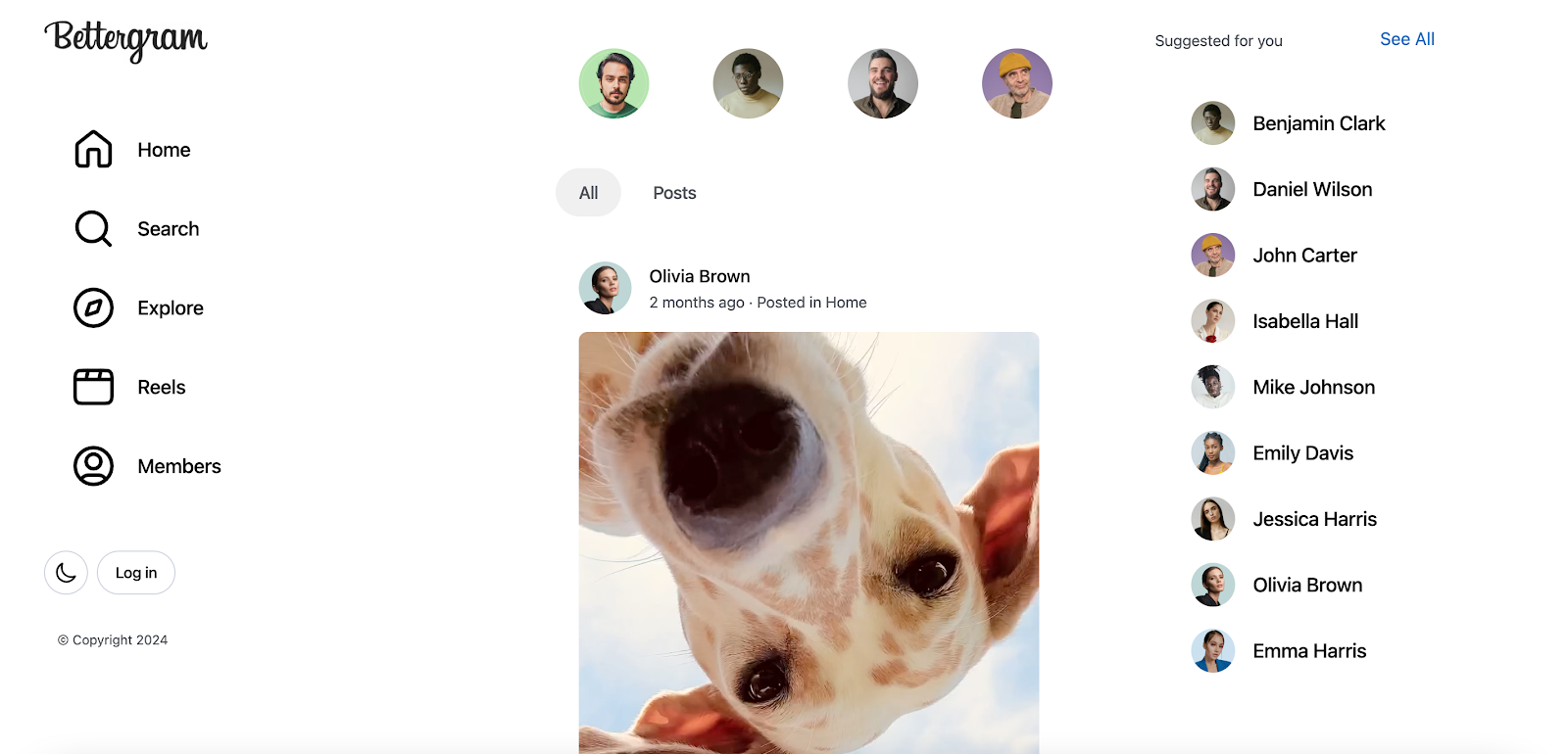 Bettergram – a community platform similar to Instagram