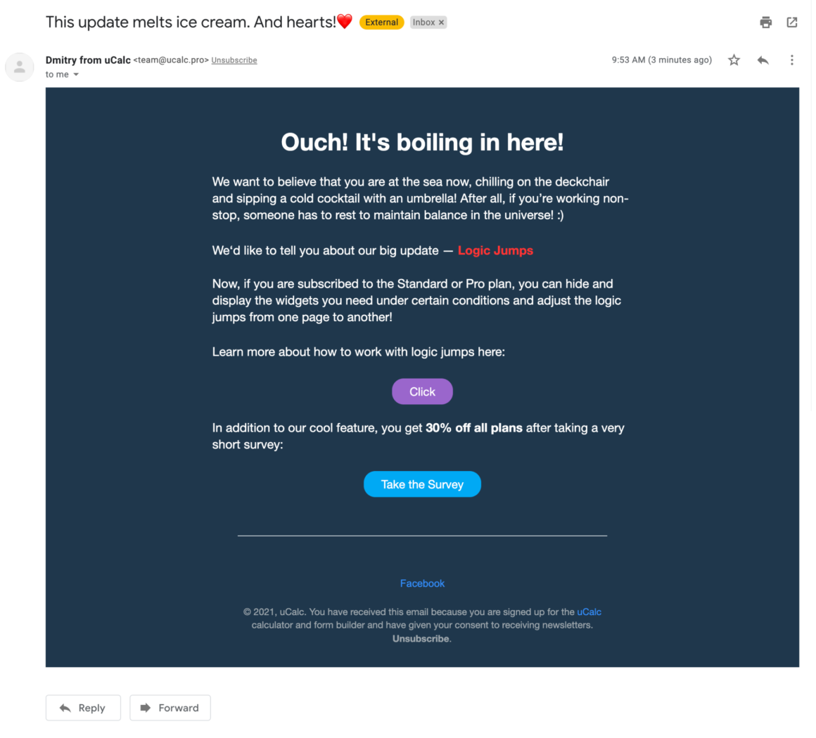 Product updates