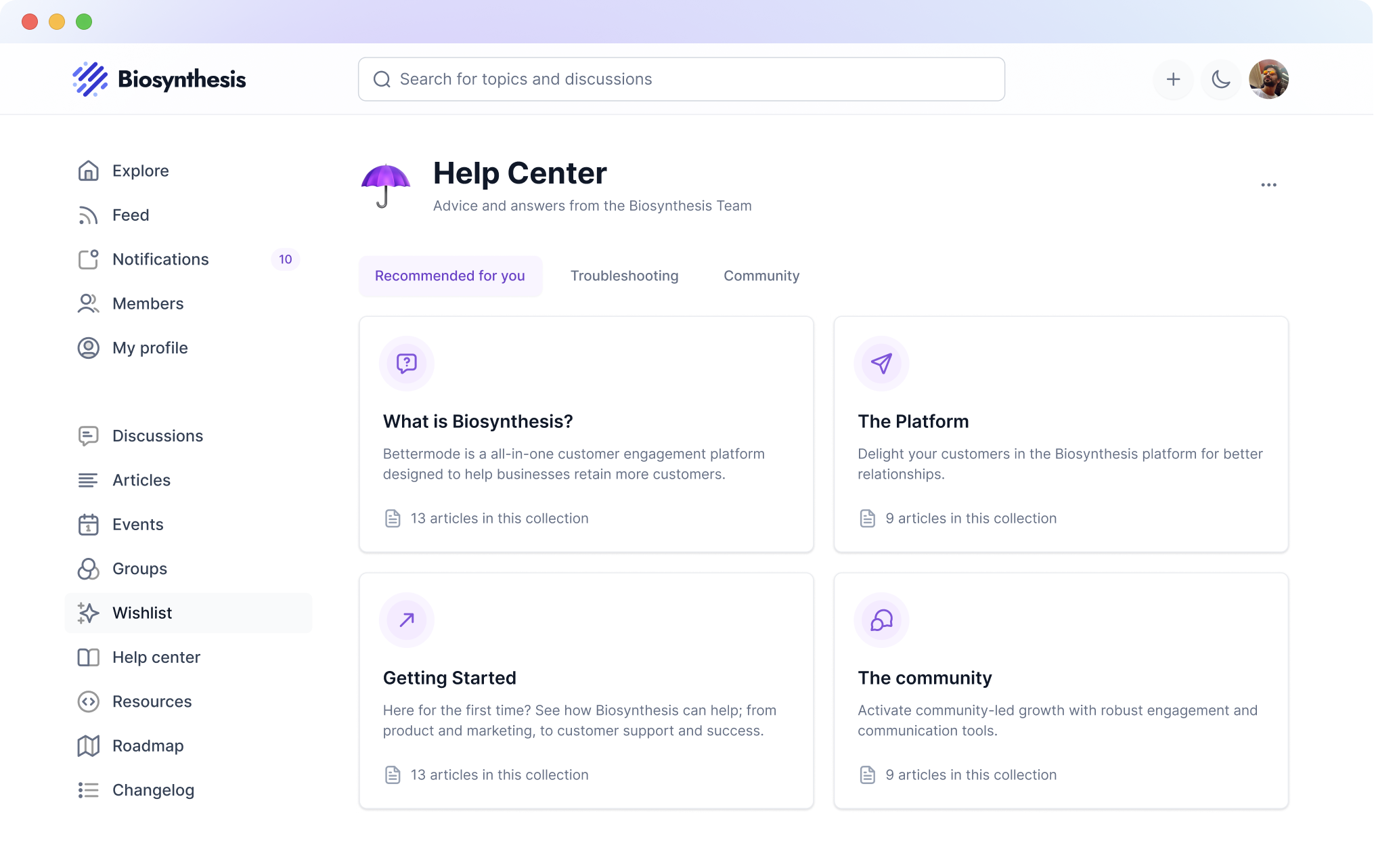 help center