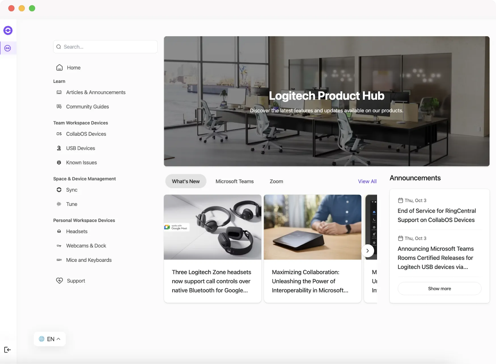 Logitech product hub community made with Bettermode