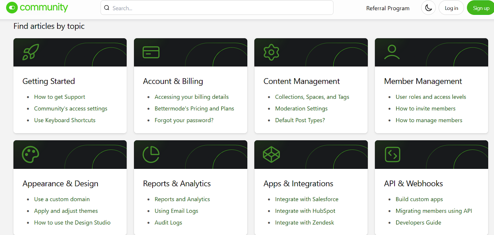 Bettermode's help center