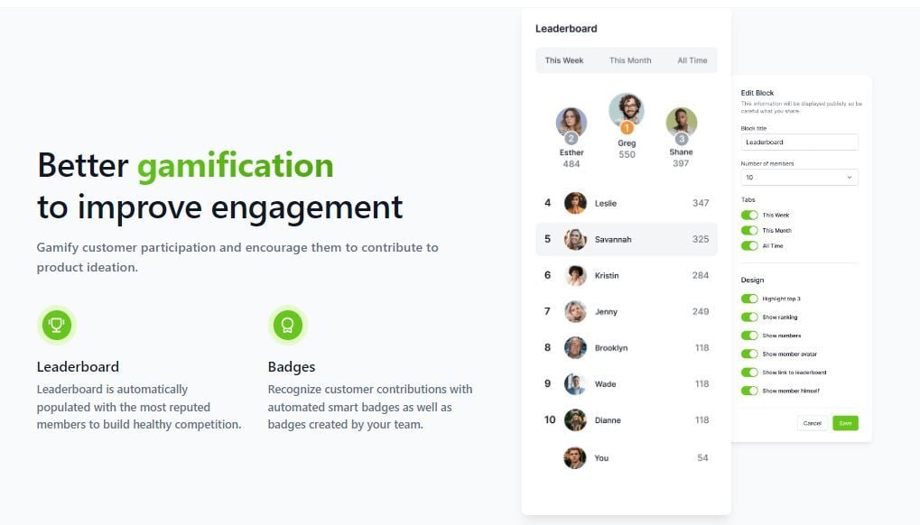 Gamification in online communities
