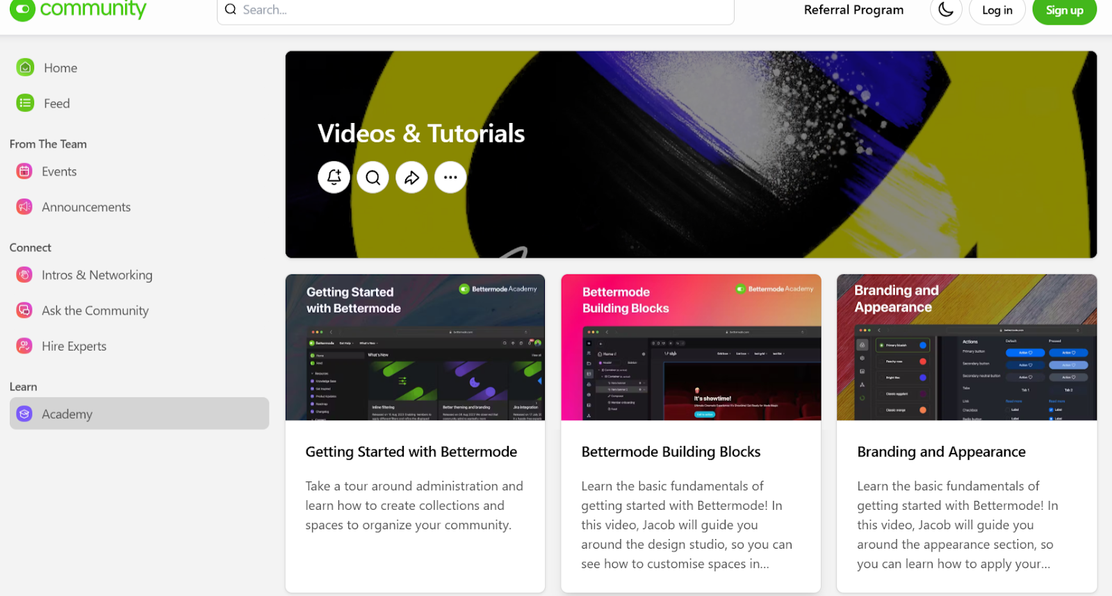 Product training portals