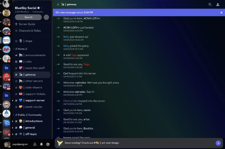 Discord for team communication