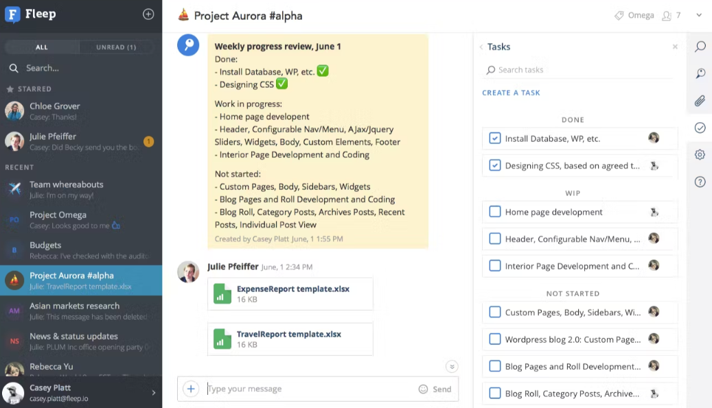 Fleep - Slack alternative for instant messaging