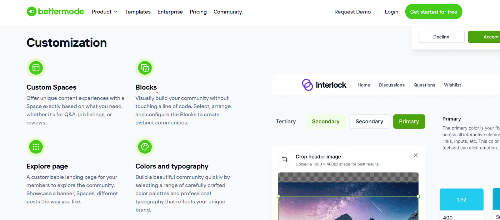 Bettermode key features