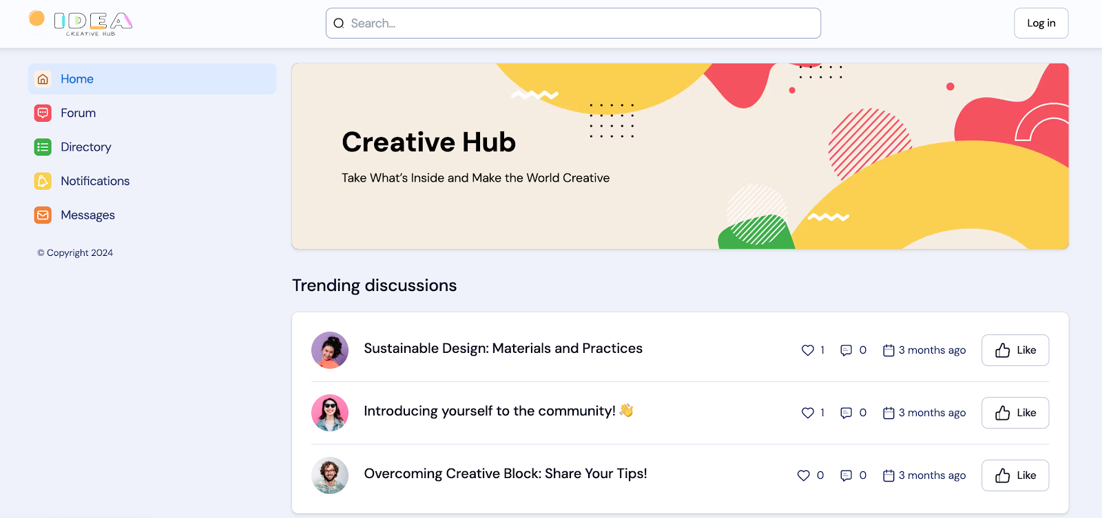 Bettermode community website template