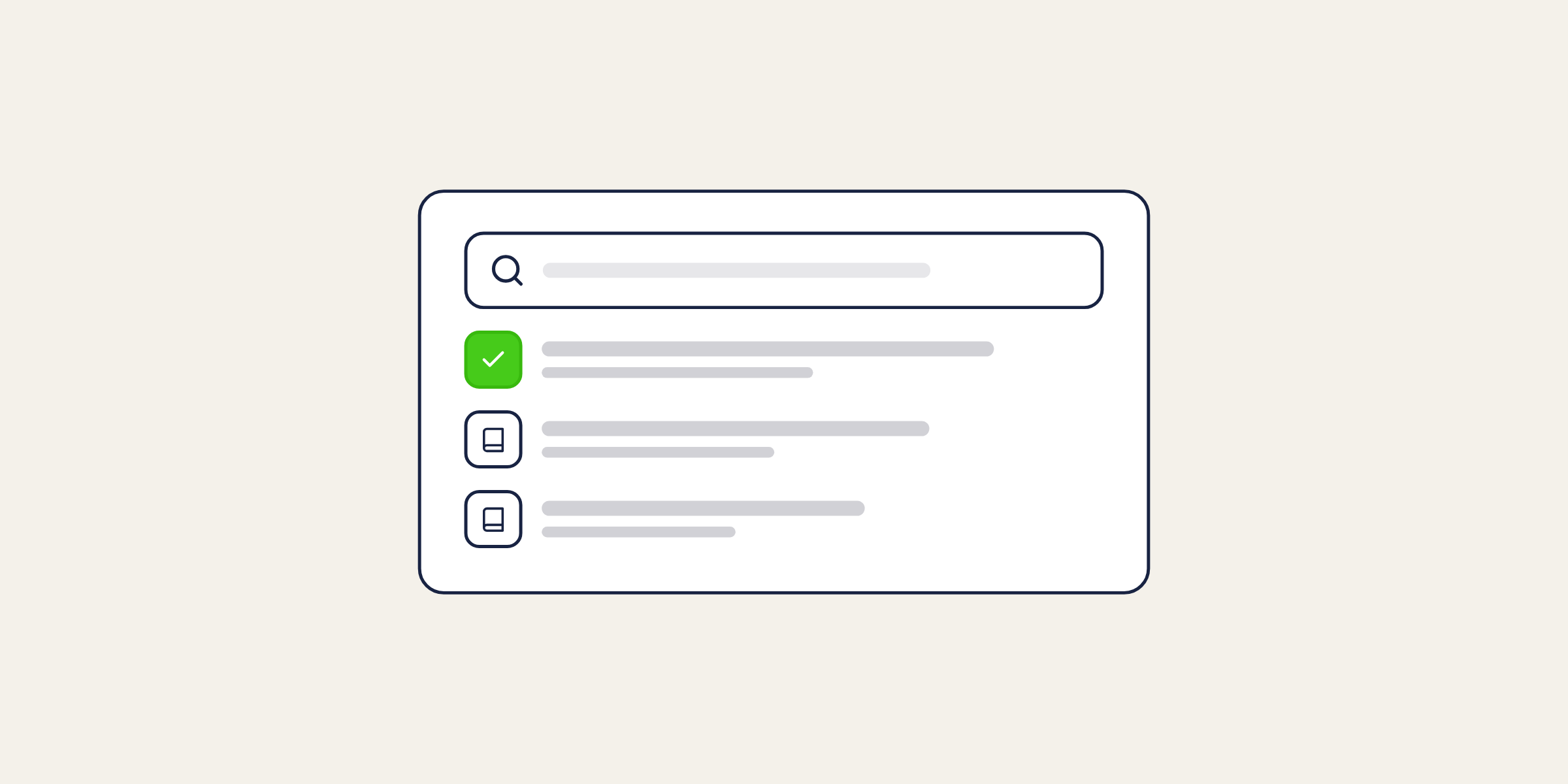 Illustration of a help center search with results, for the post: Mastering B2B Customer Support: Strategies for Exceptional Service