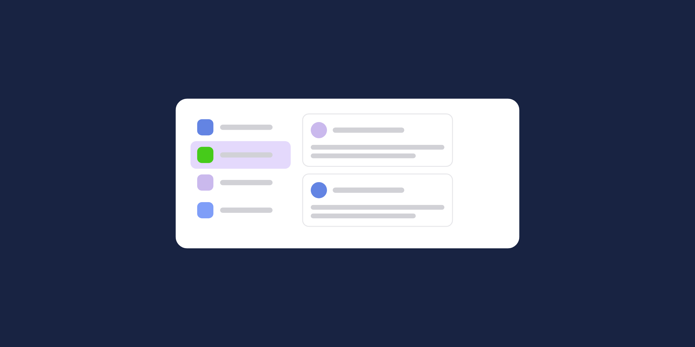 Illustration of a community with spaces in the sidebar, for the post: Customer Experience and Online Community: How Communities Reshape CX
