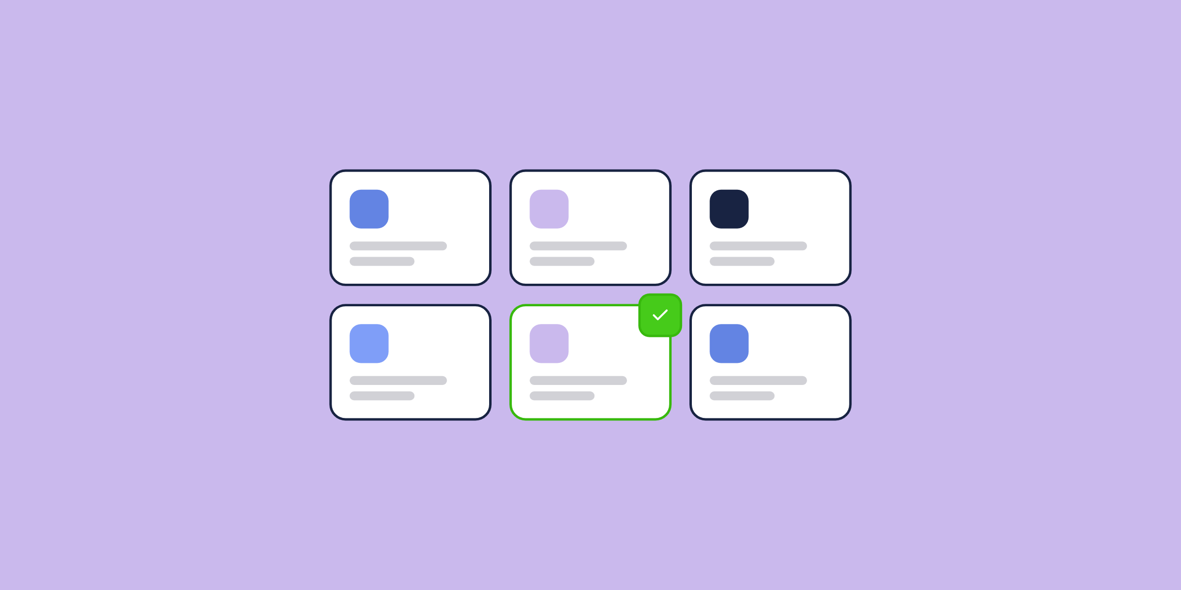 Illustration of a grid of tool cards with one picked, for the post: The 17 best Discord alternatives in 2026