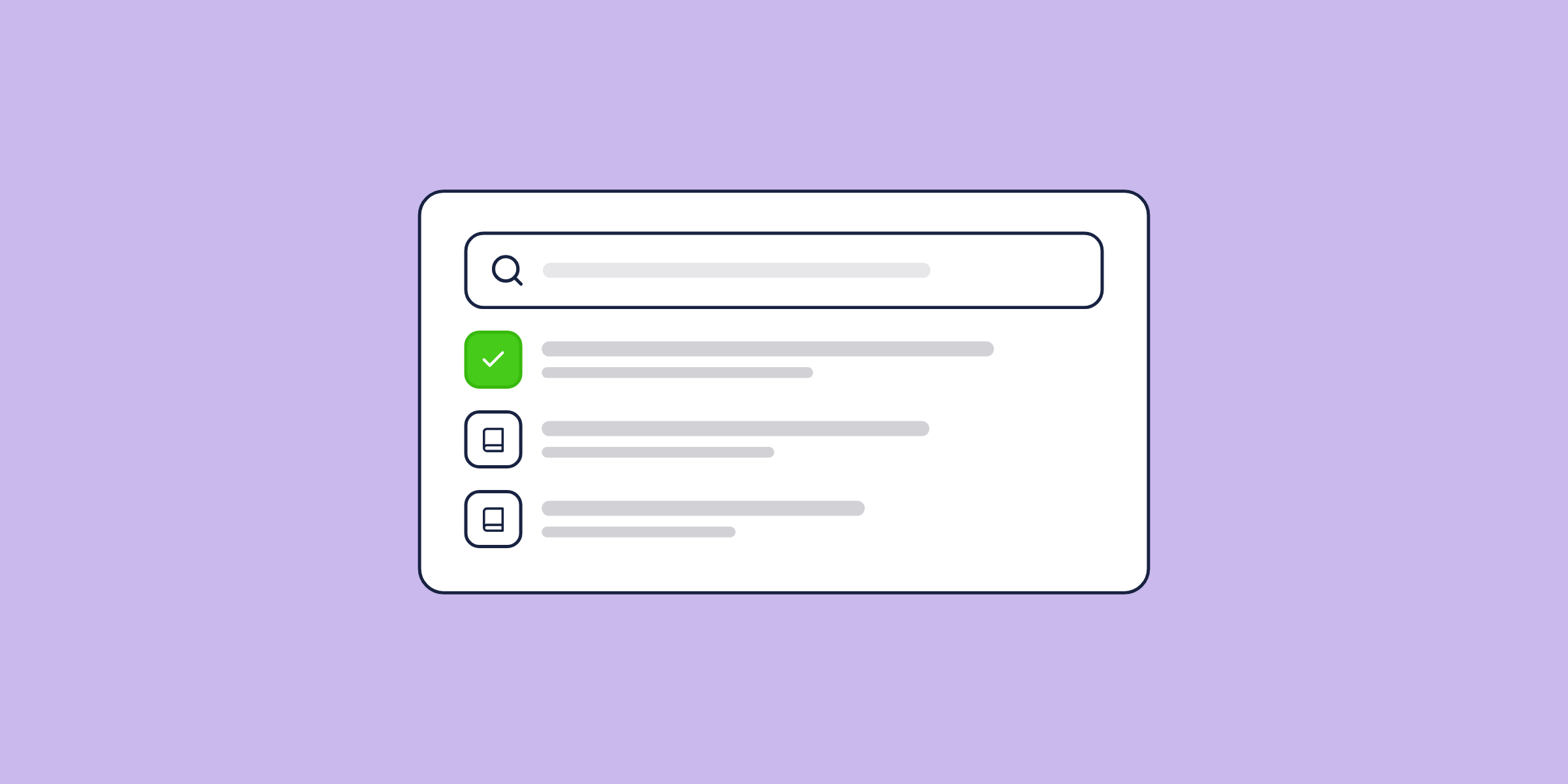 Illustration of a help center search with results, for the post: Support community: what it is and how it reduces support tickets