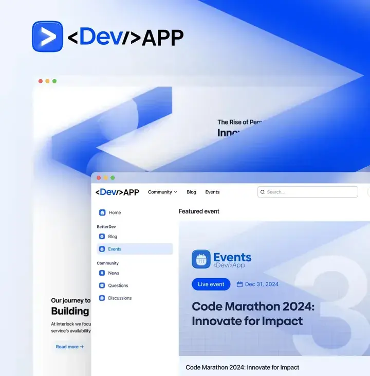 DevApp community template, cover preview