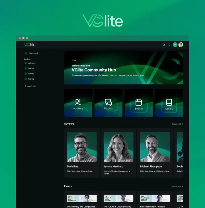 VClite community template, cover preview