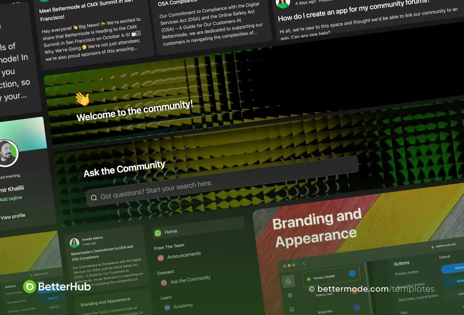 BetterHub template: ask the community