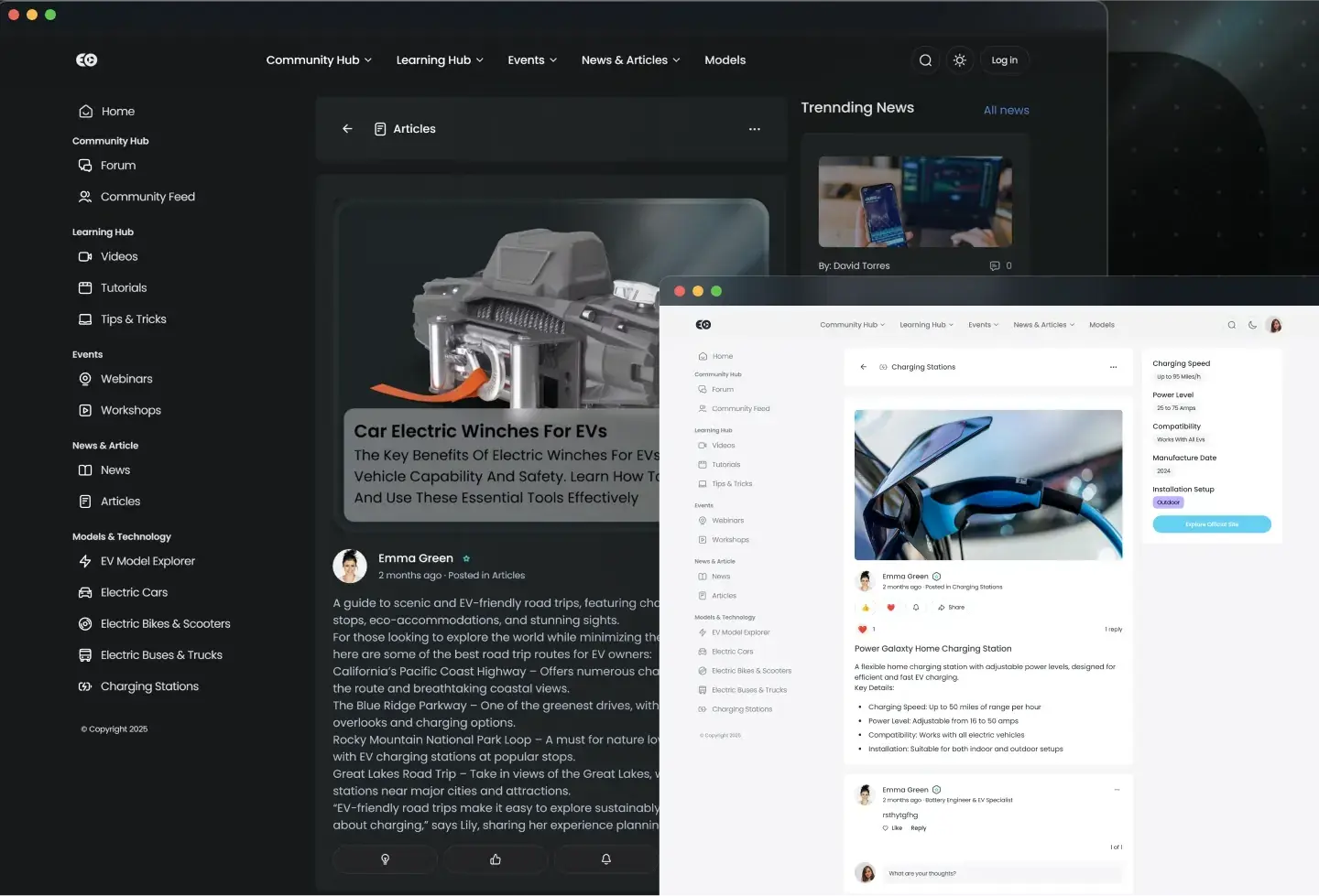 Eveco-hub template: article page