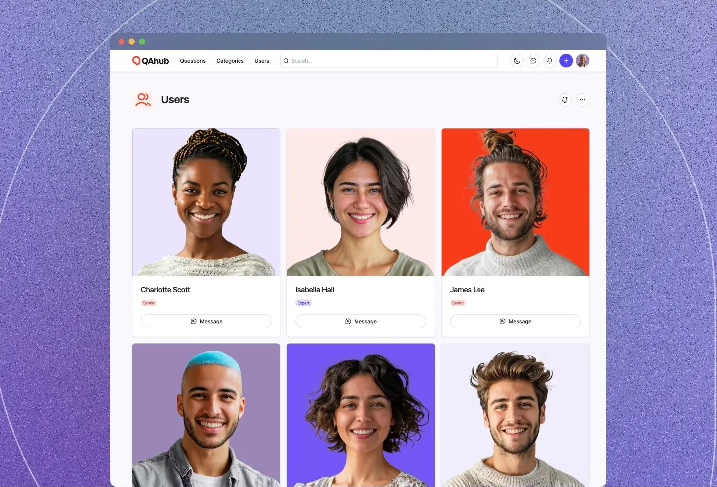 QAhub template: members